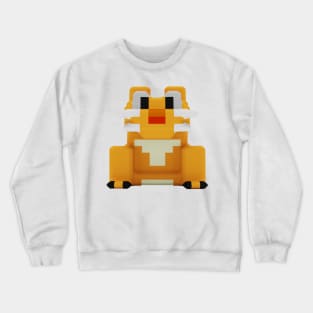 Orange Kitty Crewneck Sweatshirt